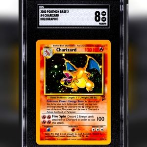 SGC 8 2000 CHARIZARD BASE SET 2